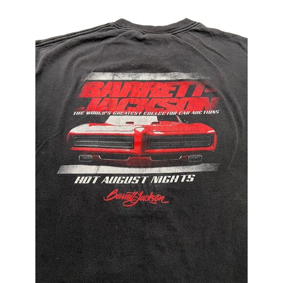 Vintage 90s Barrett Jackson Hot August Nights Memorabilia T-Shirt Tee - size XL - Picture 2 of 8